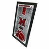 Holland Bar Stool Co Miami (OH) 15" x 26" Basketball Mirror MBsktMia-OH